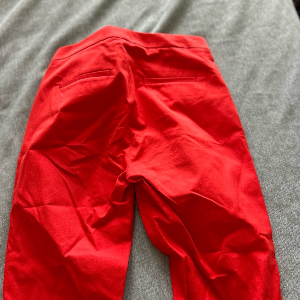 J. Crew Red Women’s Work Panrs